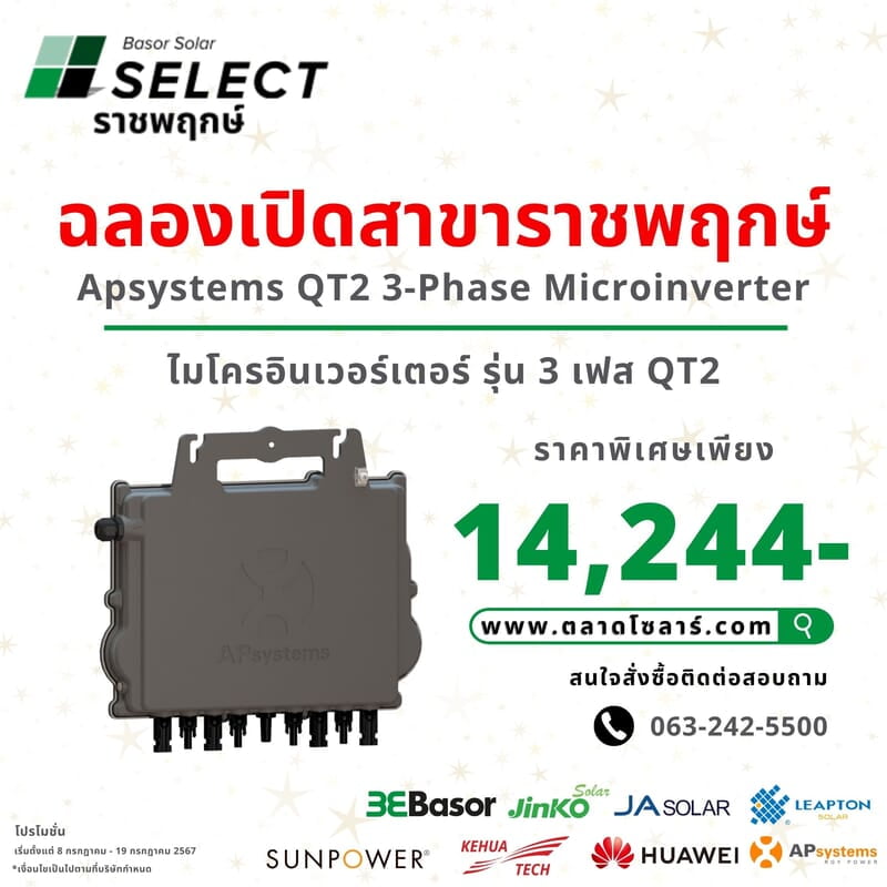 H33 - Apsystems QT2 3-Phase Microinverter